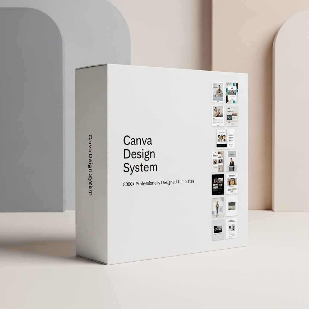 8,000+ professionally designed Canva templates curated for small business owners, creators and marketers