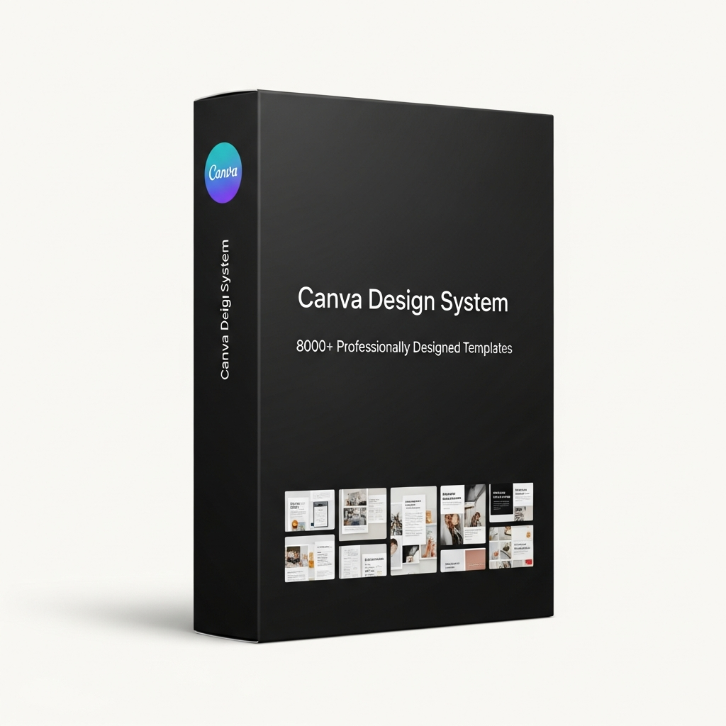 8,000+ professionally designed Canva templates curated for small business owners, creators and marketers